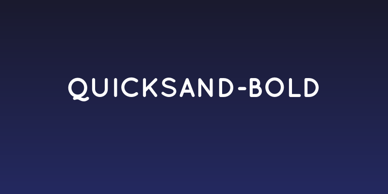 Quicksand-Bold Social Header