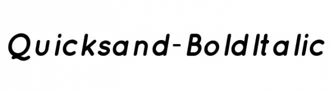 Quicksand-BoldItalic 