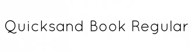 Quicksand Book Regular  नि: शुल्क फ़ॉन्ट्स डाउनलोड