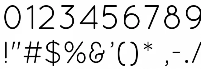 Quicksand Book Regular Font OTHER CHARS