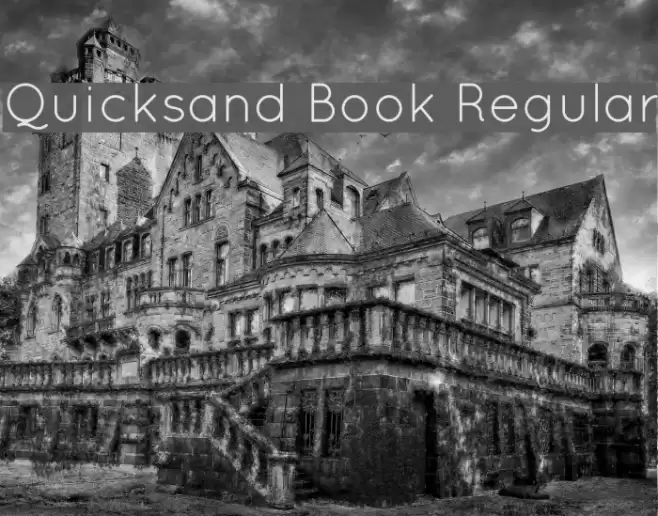 Quicksand Book Regular Font examples