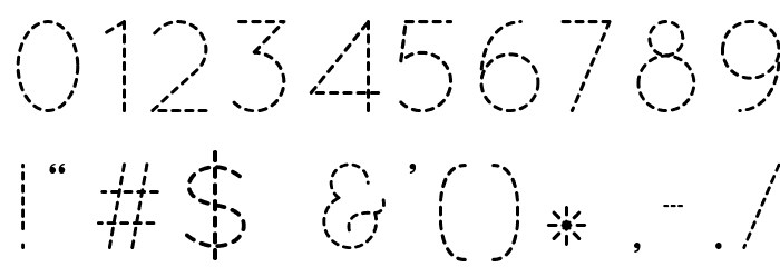 Quicksand Dash Regular Font OTHER CHARS