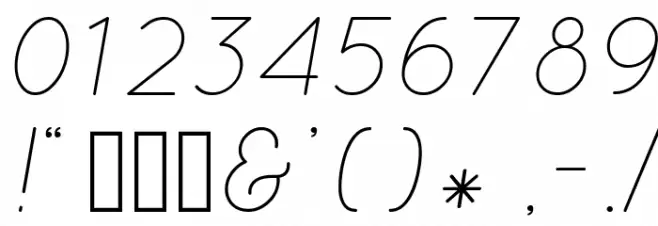 Quicksand Light Italic  
