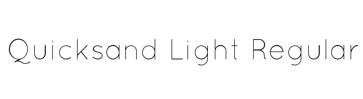 Quicksand Light - FFonts.net