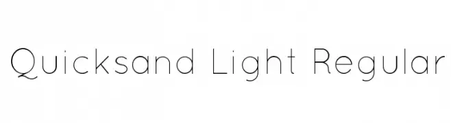 Quicksand Light Regular  font caratteri gratis