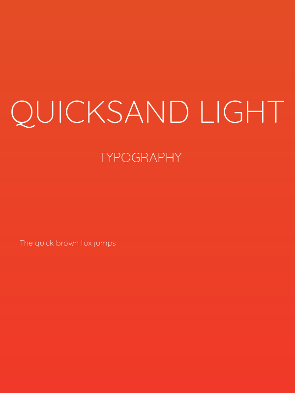 Quicksand Light Poster