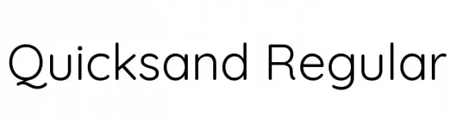 Quicksand Regular  baixar fontes gratis