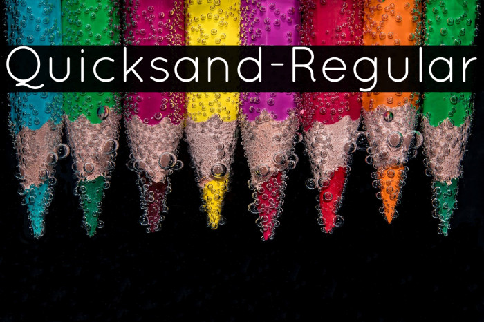 Quicksand-Regular Example 1