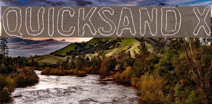 Quicksand x لخطوط تنزيل examples