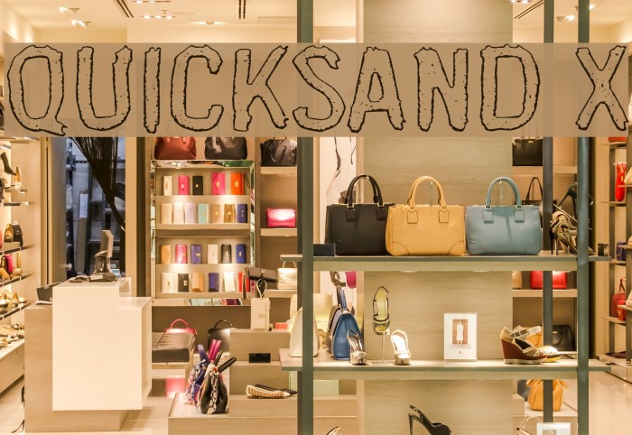 Quicksand x لخطوط تنزيل examples