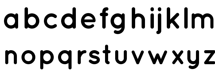 QuicksandBold-Regular Font LOWERCASE
