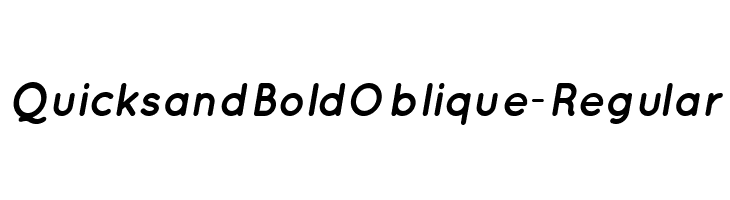 QuicksandBoldOblique-Regular  لخطوط تنزيل