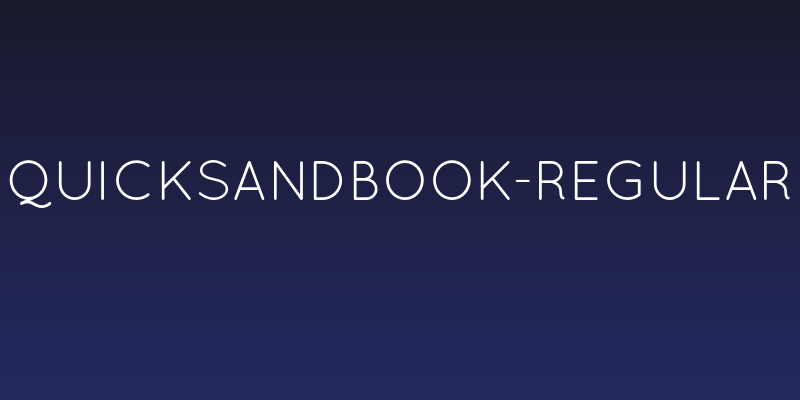 QuicksandBook-Regular Social Header