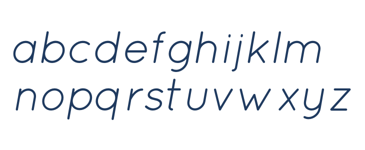 QuicksandBookOblique-Regular Lowercase