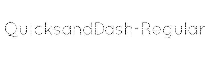 QuicksandDash-Regular  لخطوط تنزيل