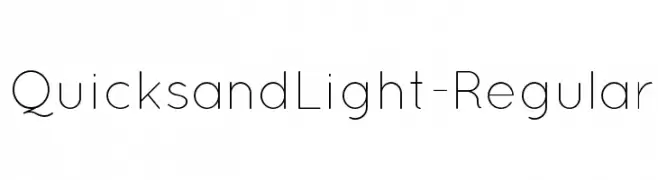 QuicksandLight-Regular  Frei Schriftart Herunterladen