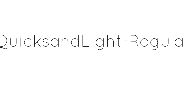 QuicksandLight-Regular Logo