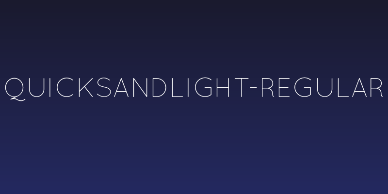 QuicksandLight-Regular Social Header