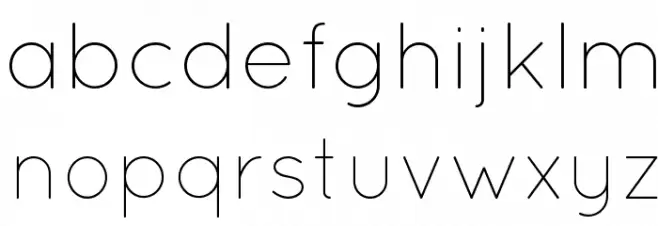 QuicksandLight-Regular Schriftart Kleinbuchstaben