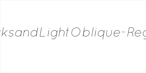 QuicksandLightOblique-Regular Logo