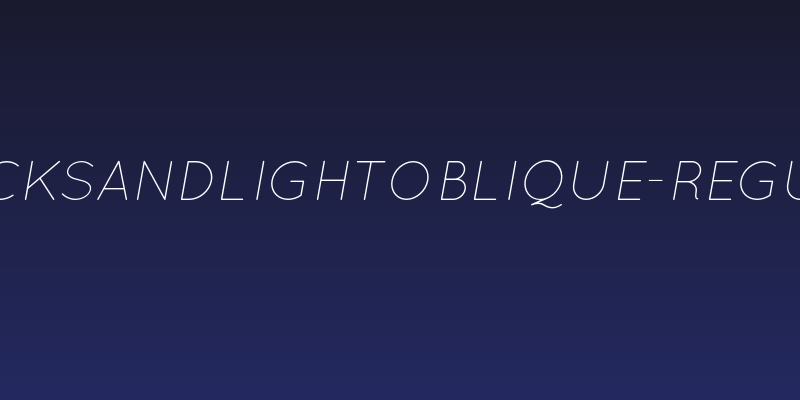 QuicksandLightOblique-Regular Social Header