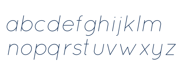 QuicksandLightOblique-Regular Lowercase