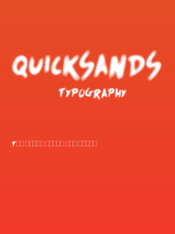 Quicksands Poster
