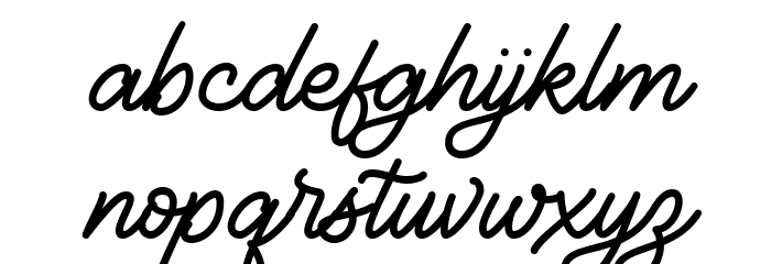 Quicksets FREE Font LOWERCASE
