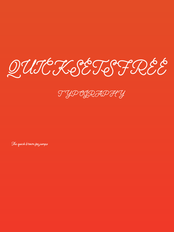 QuicksetsFREE Poster