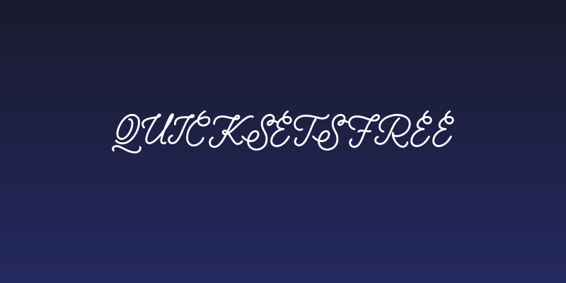 QuicksetsFREE Social Header