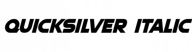 Quicksilver Italic 