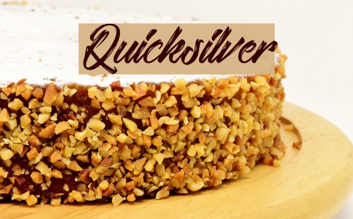 Quicksilver Font examples