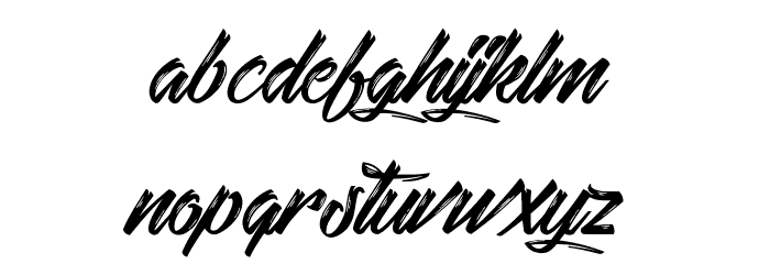 Quicksilver Font LOWERCASE