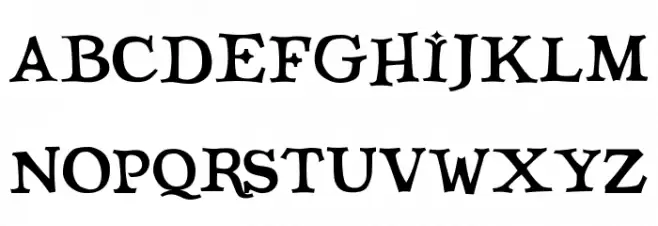 Quicktype Regular Schriftart Groß