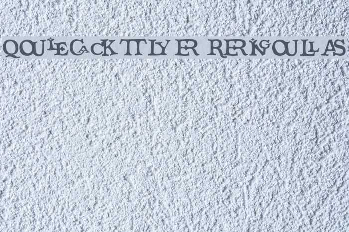 Quicktype Regular Font examples