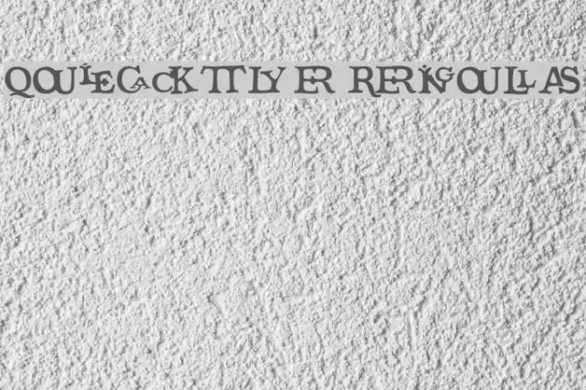Quicktype Regular خط examples
