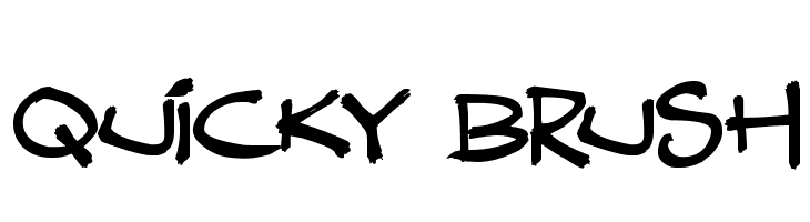 Quicky Brush  Fuentes Gratis Descargar