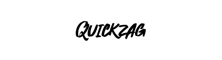 Quickzag  baixar fontes gratis