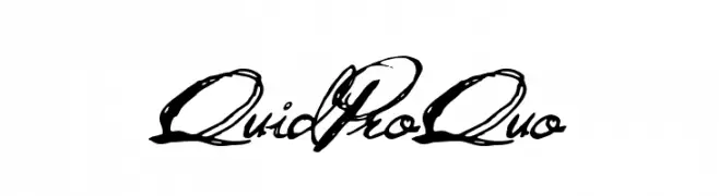 QuidProQuo  font caratteri gratis