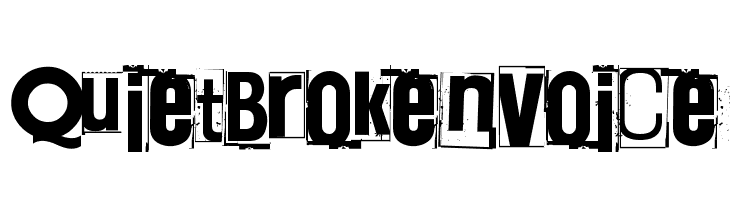 Quiet Broken Voice  font caratteri gratis