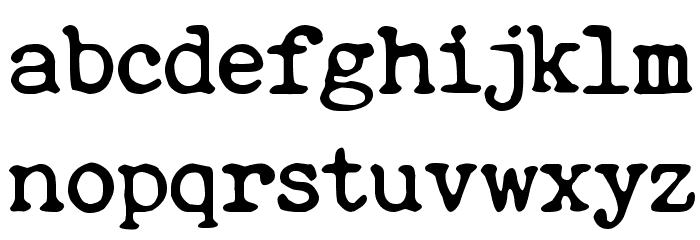 Quiet Evening Font LOWERCASE