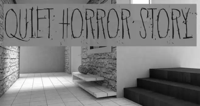 Quiet Horror Story Font examples