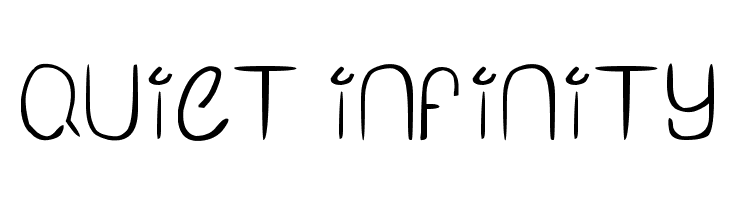 Quiet Infinity  नि: शुल्क फ़ॉन्ट्स डाउनलोड