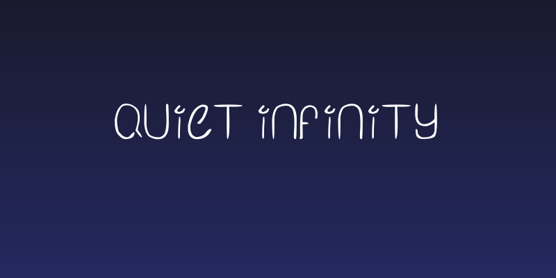 Quiet Infinity Social Header
