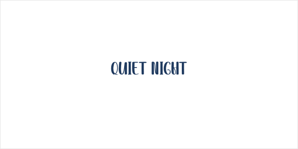 Quiet Night Logo