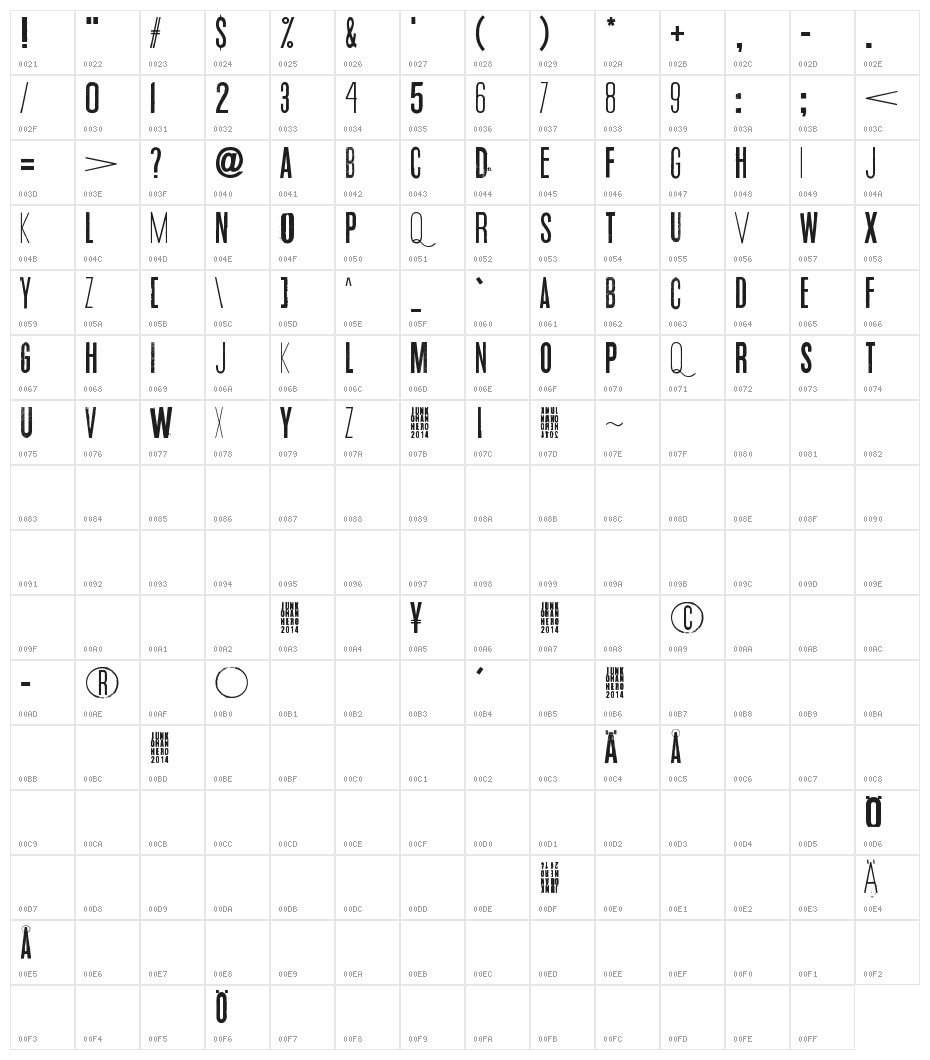 Quiet Zoo Character Map