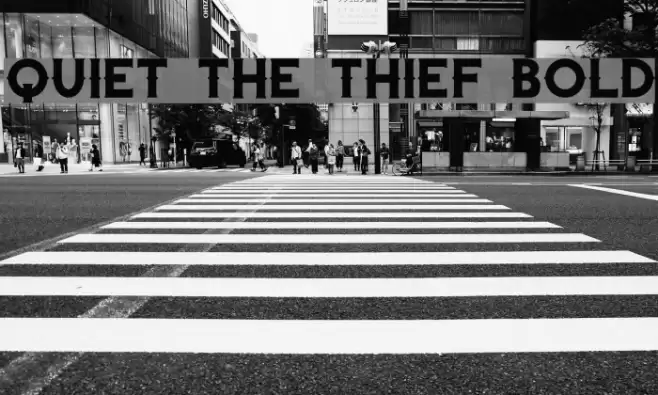 Quiet the Thief Bold Font examples