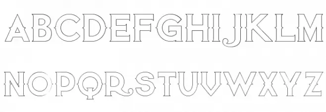Quiet the Thief Empty Schriftart Groß