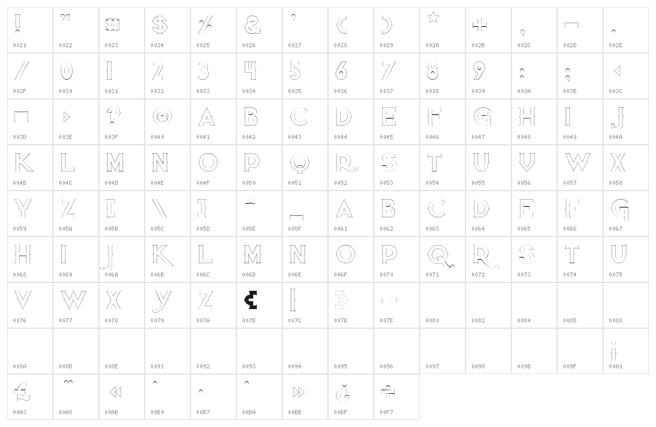 Quiet the Thief Empty Character Map