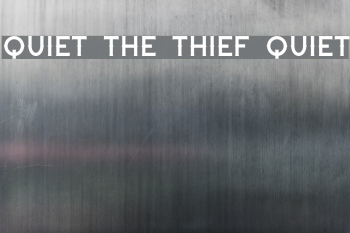 Quiet the Thief Quiet Font examples